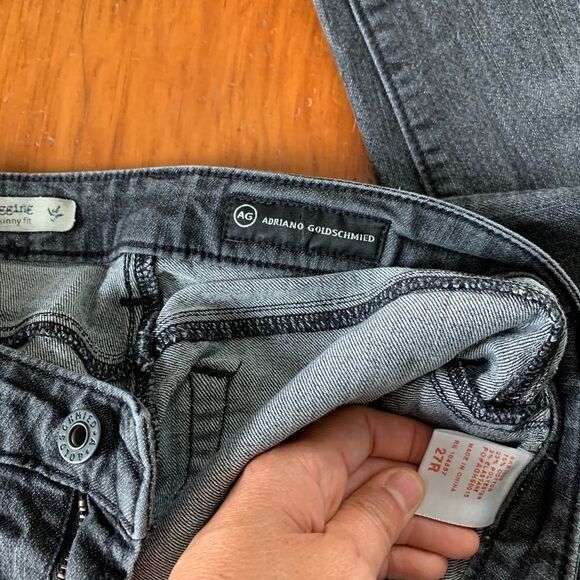 Adriano goldschmied gray super skinny Jeans 27 - Picture 2 of 4